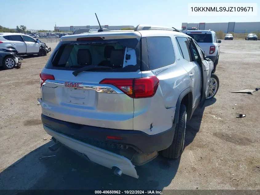 1GKKNMLS9JZ109671 2018 GMC Acadia Slt-1