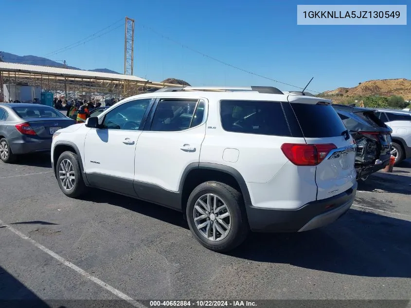 1GKKNLLA5JZ130549 2018 GMC Acadia Sle-2