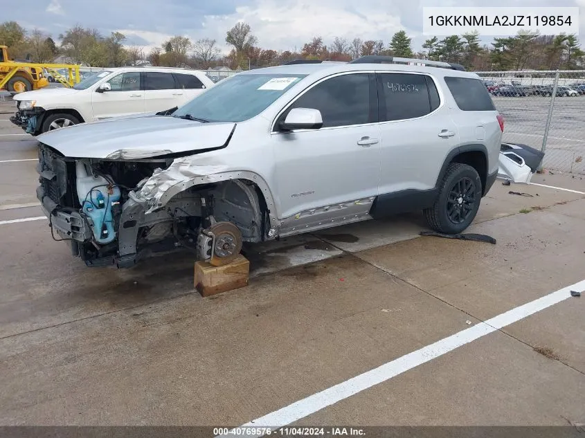 2018 GMC Acadia Slt-1 VIN: 1GKKNMLA2JZ119854 Lot: 40769576