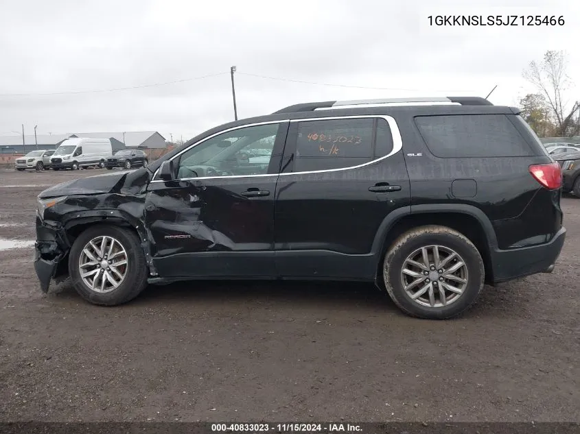 2018 GMC Acadia Sle-2 VIN: 1GKKNSLS5JZ125466 Lot: 40833023