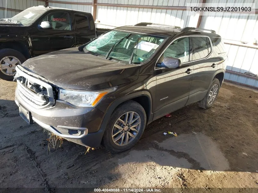 2018 GMC Acadia Sle-2 VIN: 1GKKNSLS9JZ201903 Lot: 40849888