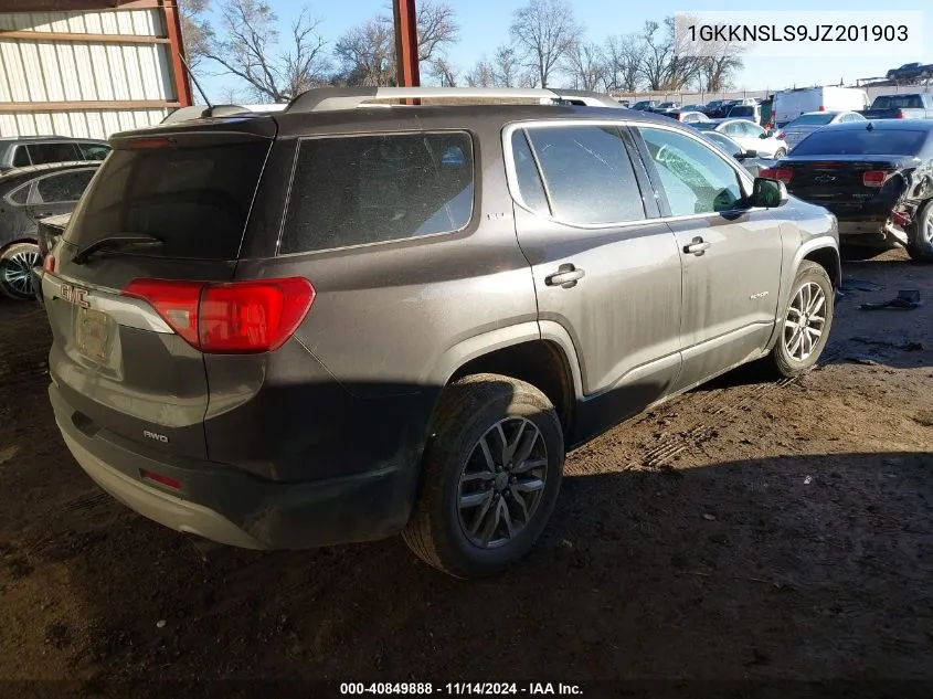 2018 GMC Acadia Sle-2 VIN: 1GKKNSLS9JZ201903 Lot: 40849888