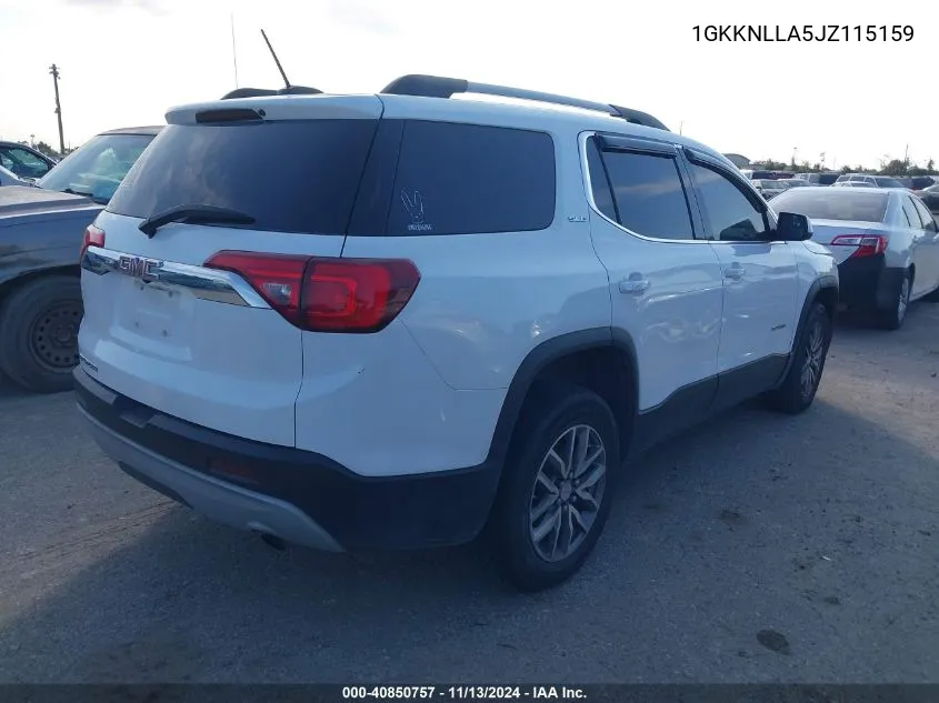 1GKKNLLA5JZ115159 2018 GMC Acadia Sle-2