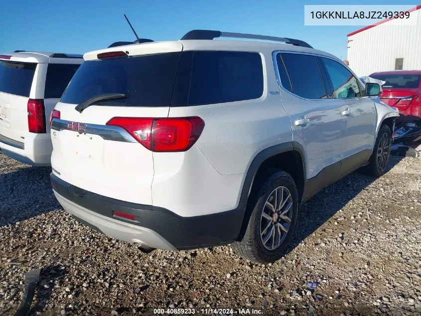 2018 GMC Acadia Sle-2 VIN: 1GKKNLLA8JZ249339 Lot: 40859233