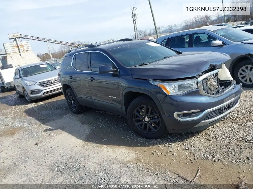 2018 GMC Acadia Slt-1 VIN: 1GKKNULS7JZ232398 Lot: 40874958