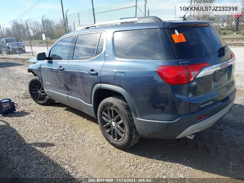 2018 GMC Acadia Slt-1 VIN: 1GKKNULS7JZ232398 Lot: 40874958