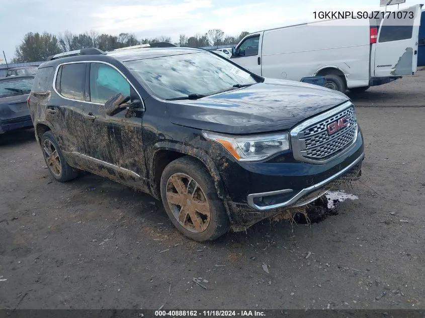 1GKKNPLS0JZ171073 2018 GMC Acadia Denali