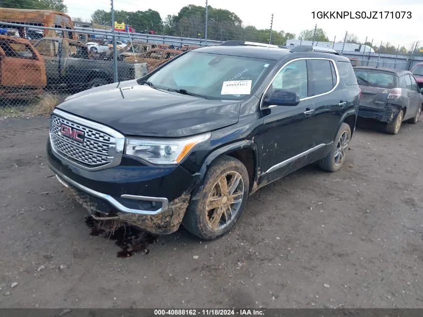 1GKKNPLS0JZ171073 2018 GMC Acadia Denali