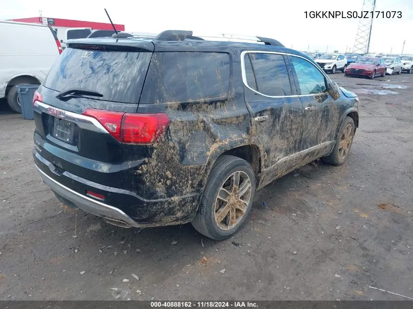 1GKKNPLS0JZ171073 2018 GMC Acadia Denali