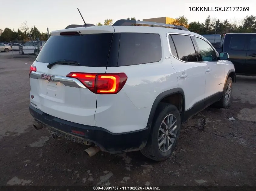 2018 GMC Acadia Sle-2 VIN: 1GKKNLLSXJZ172269 Lot: 40901737