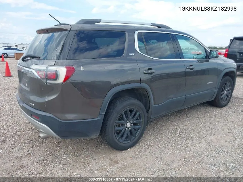 1GKKNULS8KZ182998 2019 GMC Acadia Slt-1