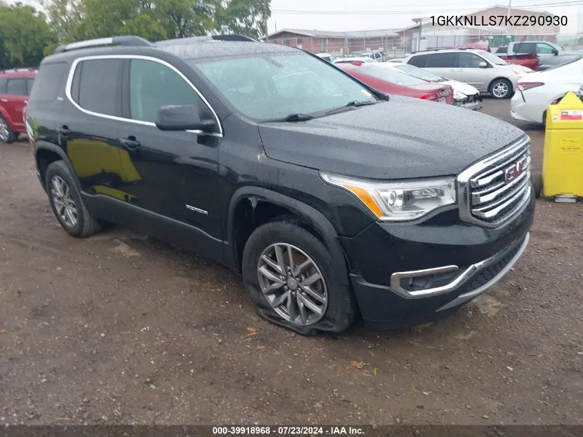 2019 GMC Acadia Sle-2 VIN: 1GKKNLLS7KZ290930 Lot: 39918968