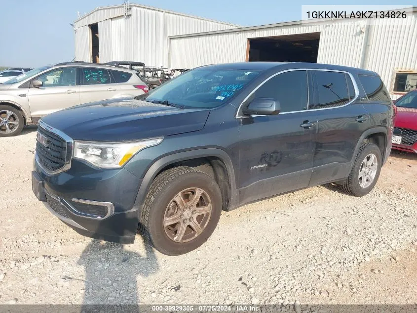 1GKKNKLA9KZ134826 2019 GMC Acadia Sle-1