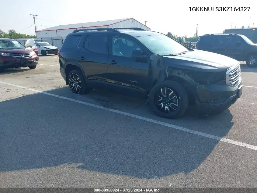 1GKKNULS3KZ164327 2019 GMC Acadia Slt-1