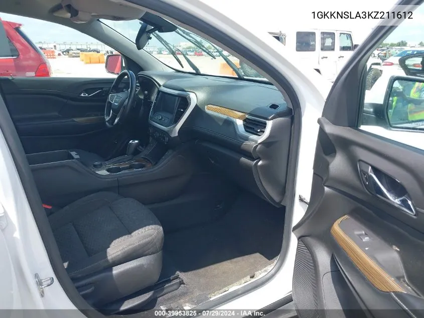 1GKKNSLA3KZ211612 2019 GMC Acadia Sle-2