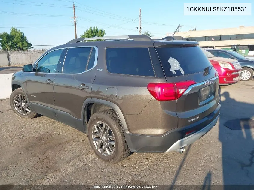 1GKKNULS8KZ185531 2019 GMC Acadia Slt-1