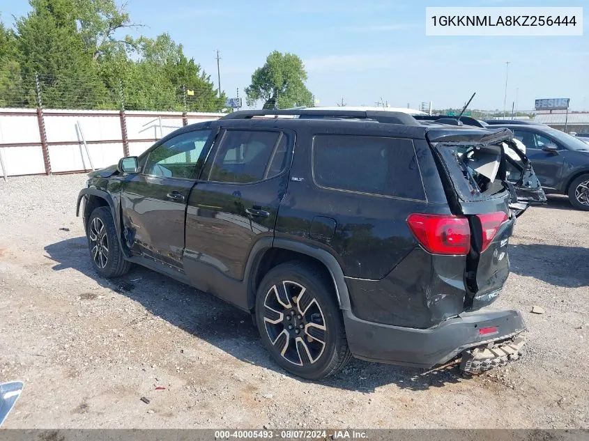 2019 GMC Acadia Slt-1 VIN: 1GKKNMLA8KZ256444 Lot: 40005493