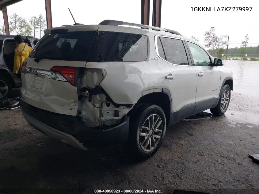 1GKKNLLA7KZ279997 2019 GMC Acadia Sle-2