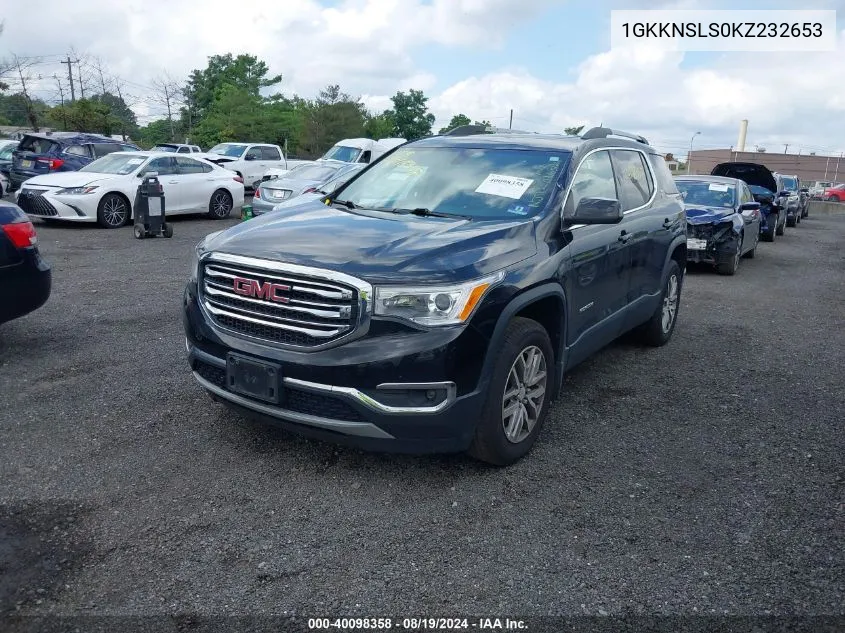 2019 GMC Acadia Sle-2 VIN: 1GKKNSLS0KZ232653 Lot: 40098358