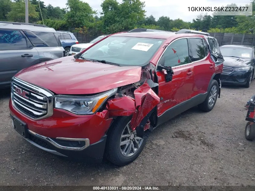 1GKKNSLS6KZ232477 2019 GMC Acadia Sle-2