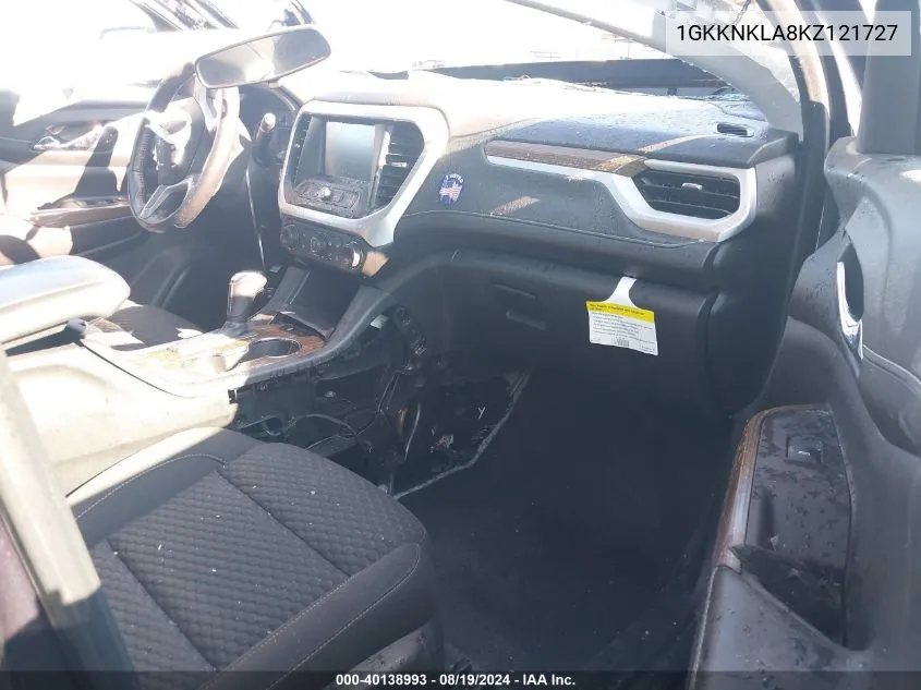 1GKKNKLA8KZ121727 2019 GMC Acadia Sle-1