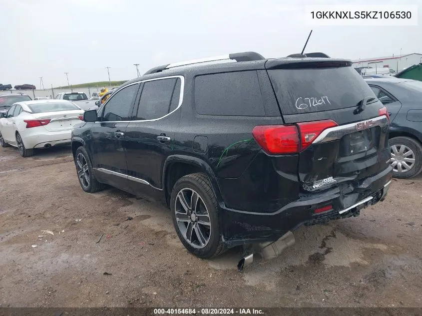 1GKKNXLS5KZ106530 2019 GMC Acadia Denali