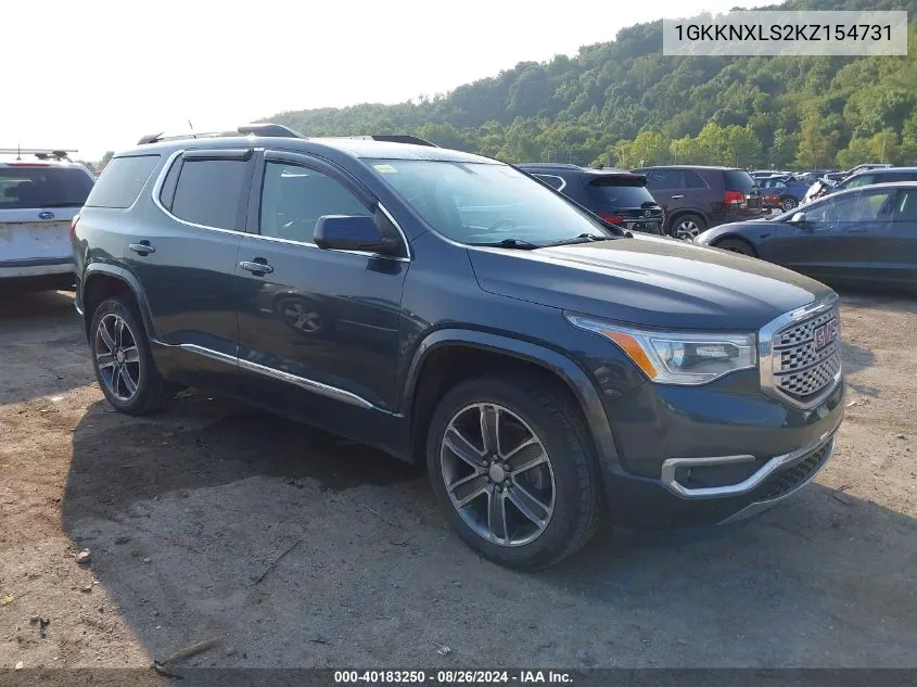 1GKKNXLS2KZ154731 2019 GMC Acadia Denali