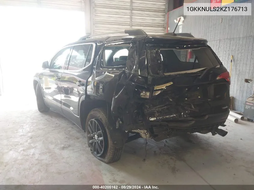 1GKKNULS2KZ176713 2019 GMC Acadia Slt-1