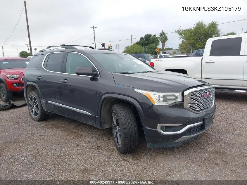 2019 GMC Acadia Denali VIN: 1GKKNPLS3KZ105179 Lot: 40249977