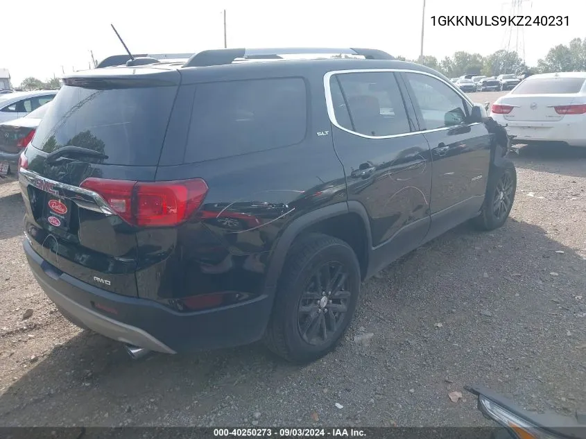 1GKKNULS9KZ240231 2019 GMC Acadia Slt-1