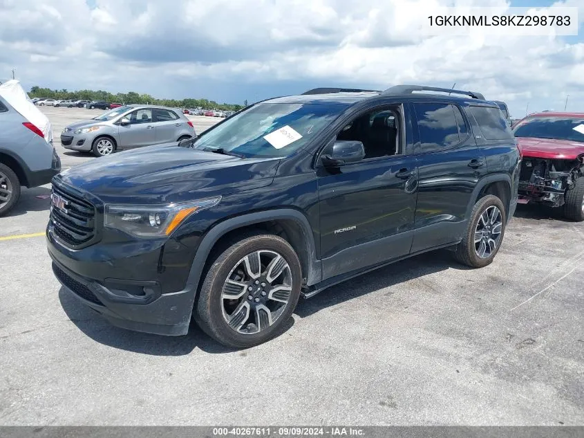 1GKKNMLS8KZ298783 2019 GMC Acadia Slt-1