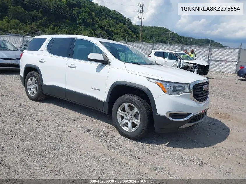 1GKKNRLA8KZ275654 2019 GMC Acadia Sle-1