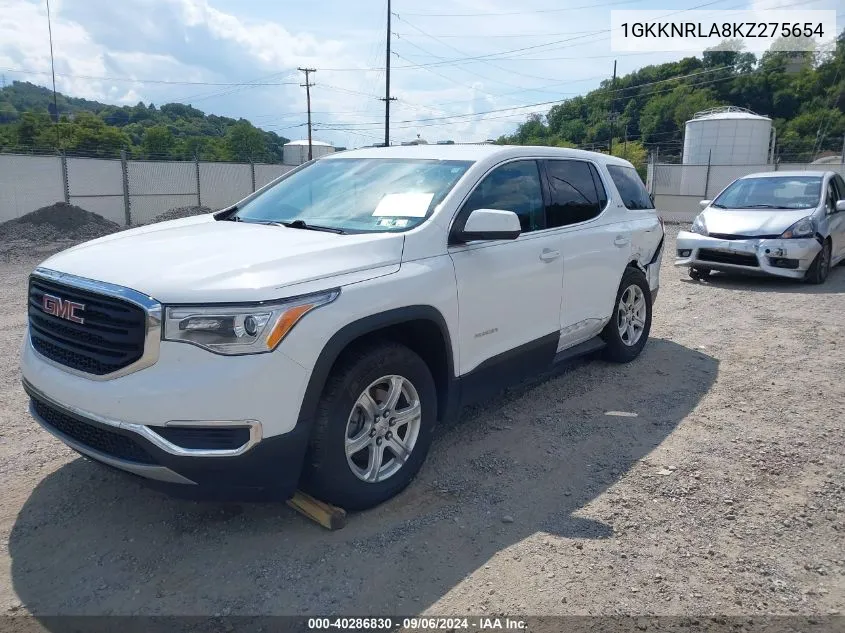 1GKKNRLA8KZ275654 2019 GMC Acadia Sle-1