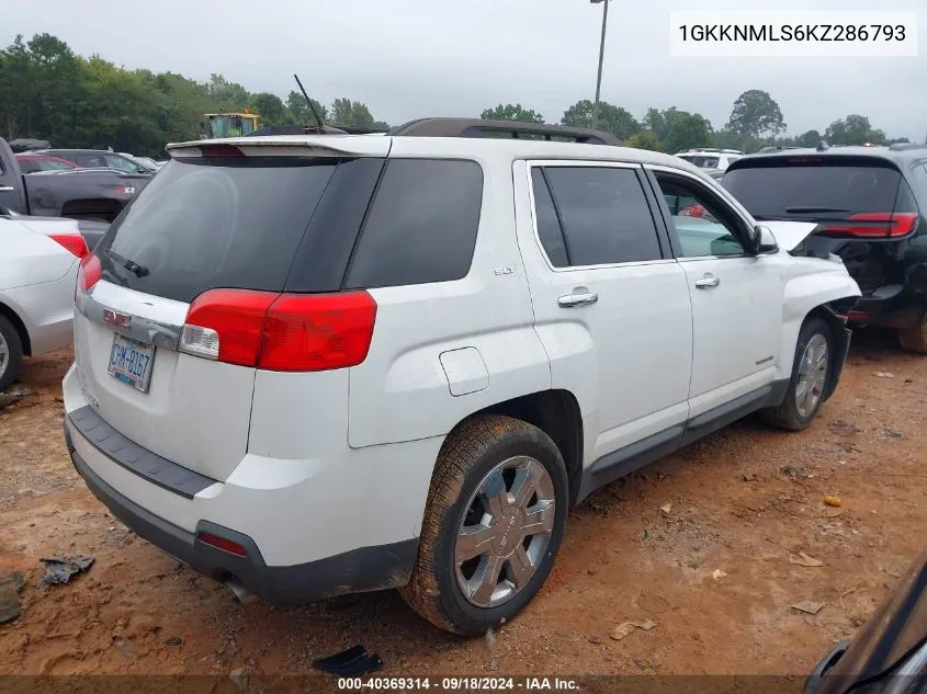 2019 GMC Acadia Slt-1 VIN: 1GKKNMLS6KZ286793 Lot: 40369314