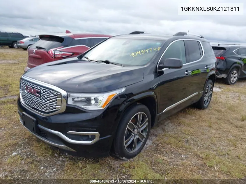 2019 GMC Acadia Denali VIN: 1GKKNXLS0KZ121811 Lot: 40484743