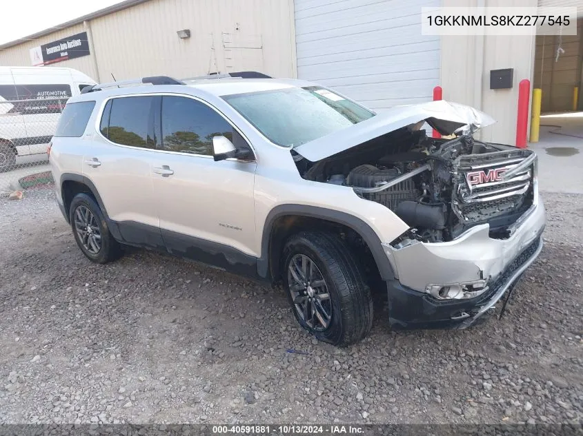 2019 GMC Acadia Slt-1 VIN: 1GKKNMLS8KZ277545 Lot: 40591881