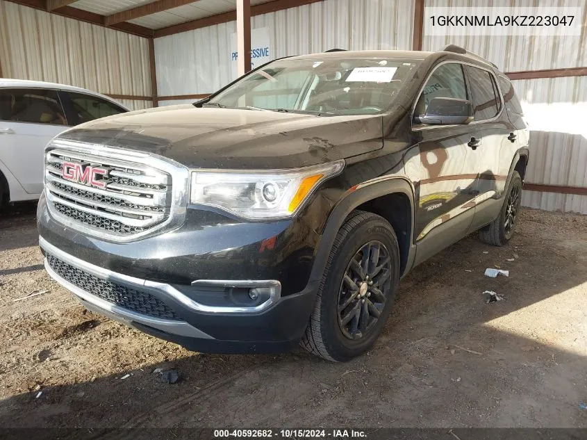 2019 GMC Acadia Slt-1 VIN: 1GKKNMLA9KZ223047 Lot: 40592682