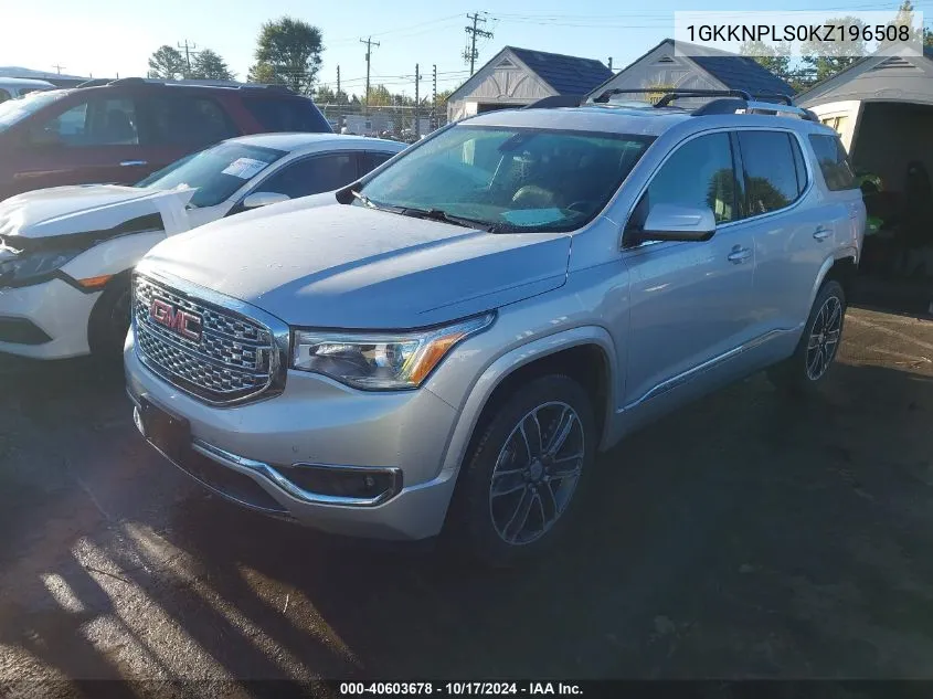 1GKKNPLS0KZ196508 2019 GMC Acadia Denali