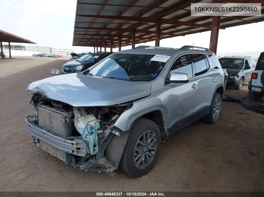 1GKKNSLS1KZ230460 2019 GMC Acadia Sle-2