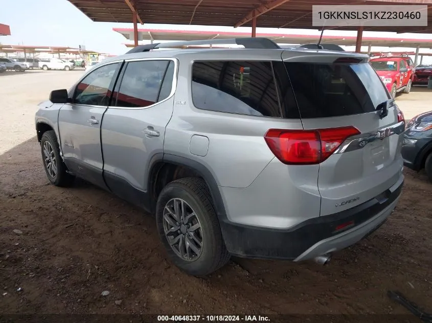 1GKKNSLS1KZ230460 2019 GMC Acadia Sle-2