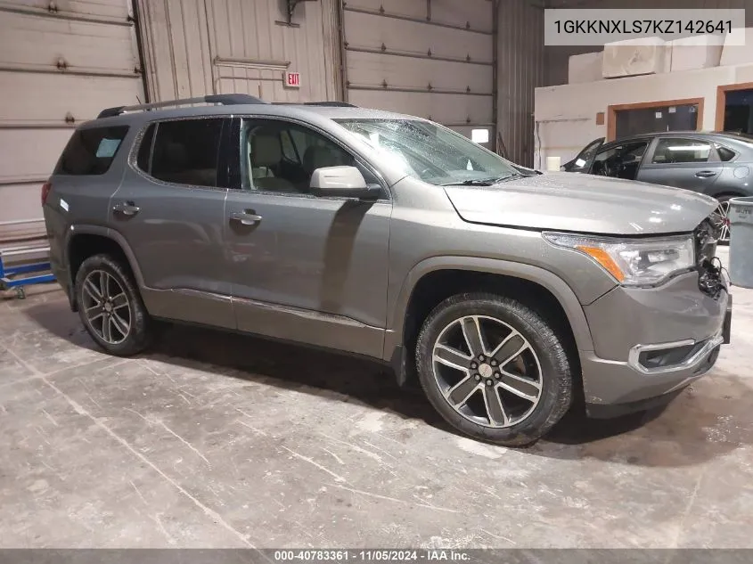 1GKKNXLS7KZ142641 2019 GMC Acadia Denali