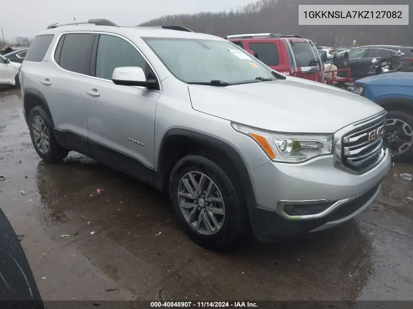 2019 GMC Acadia Sle-2 VIN: 1GKKNSLA7KZ127082 Lot: 40848907