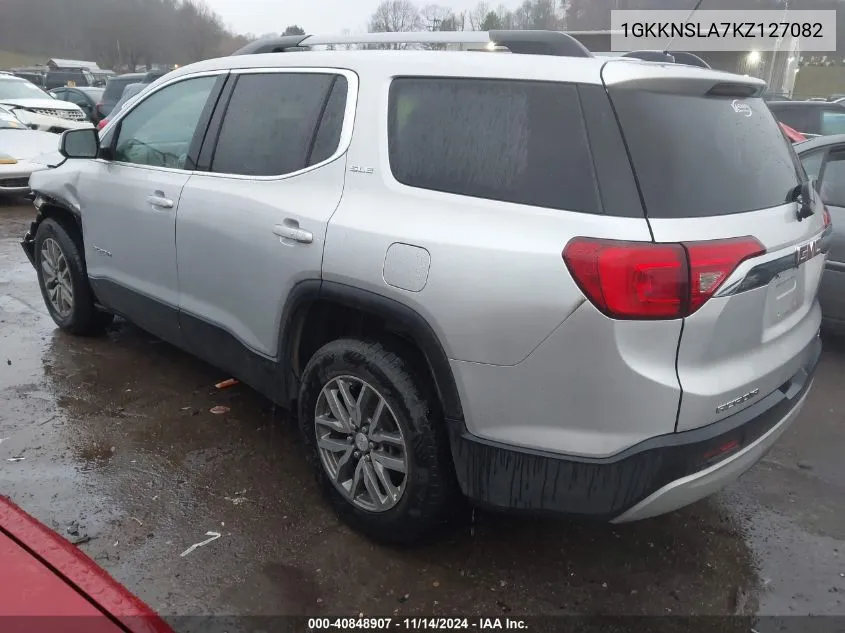 2019 GMC Acadia Sle-2 VIN: 1GKKNSLA7KZ127082 Lot: 40848907