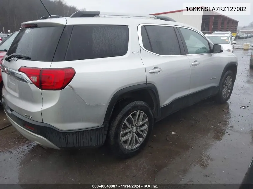 2019 GMC Acadia Sle-2 VIN: 1GKKNSLA7KZ127082 Lot: 40848907