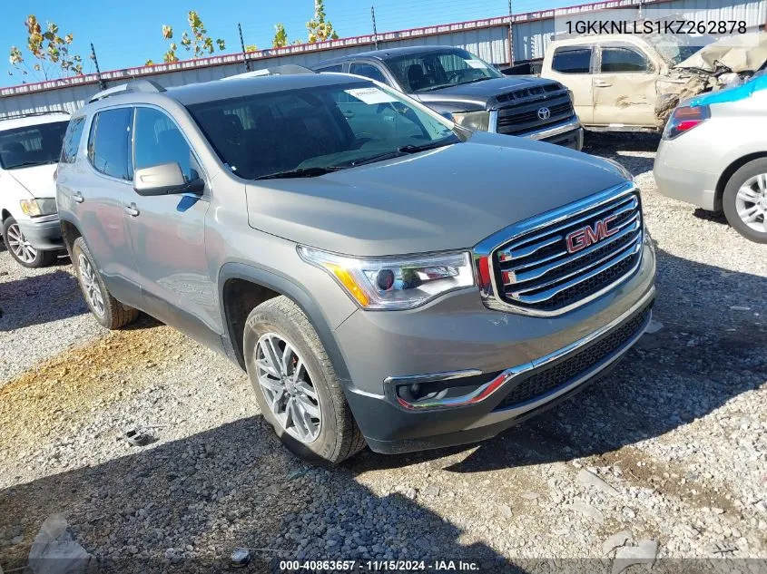 2019 GMC Acadia Sle-2 VIN: 1GKKNLLS1KZ262878 Lot: 40863657