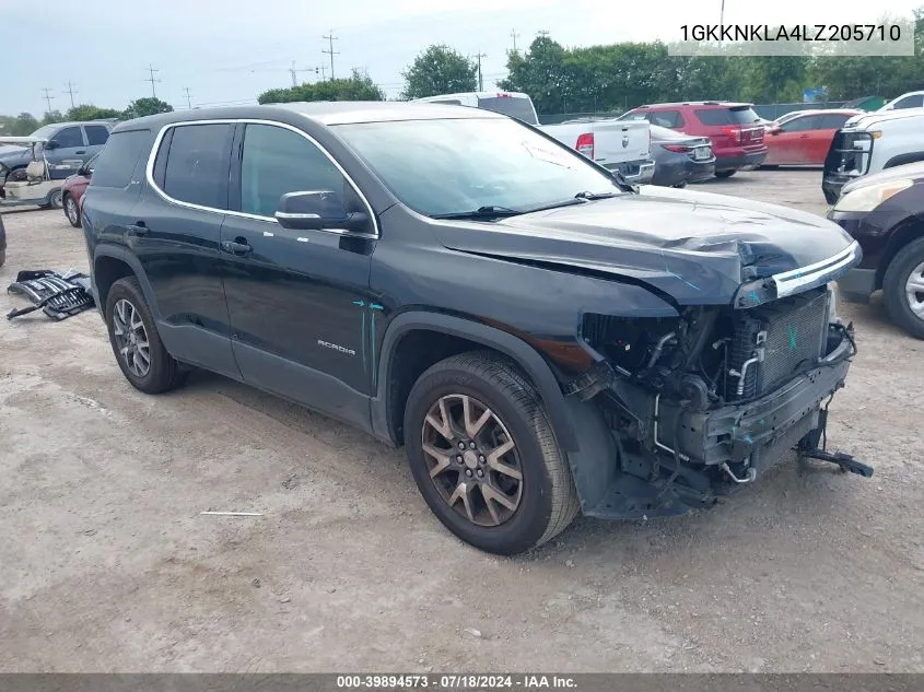 2020 GMC Acadia Fwd Sle VIN: 1GKKNKLA4LZ205710 Lot: 39894573