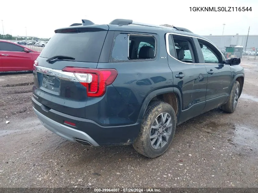 1GKKNMLS0LZ116544 2020 GMC Acadia Fwd Slt