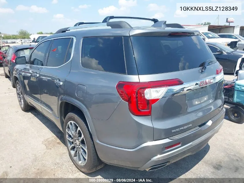 2020 GMC Acadia Awd Denali VIN: 1GKKNXLS5LZ128349 Lot: 39998829