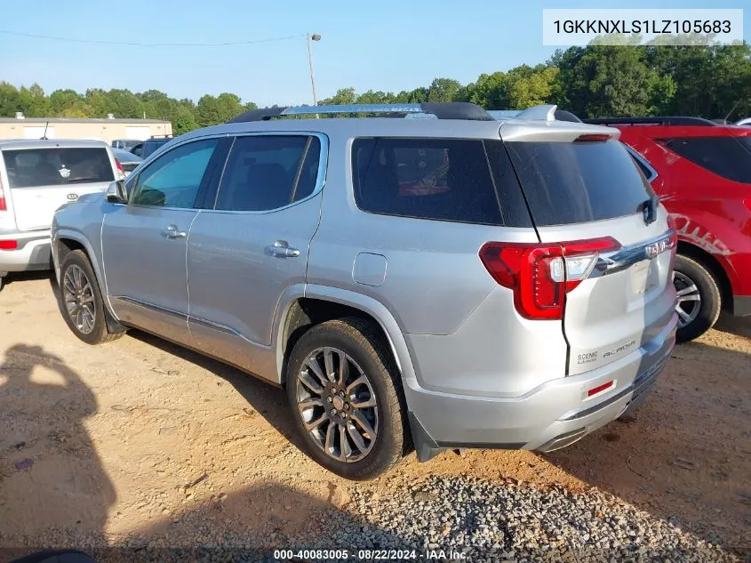 2020 GMC Acadia Awd Denali VIN: 1GKKNXLS1LZ105683 Lot: 40083005