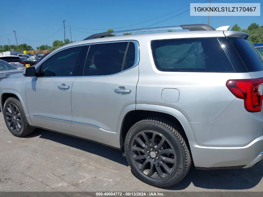 1GKKNXLS1LZ170467 2020 GMC Acadia Awd Denali